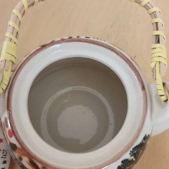 Chinese ceramic tea pot with strainer - Picture 6 of 8